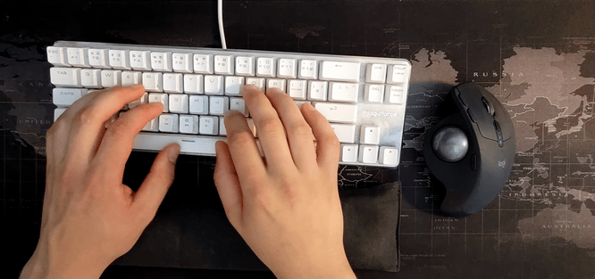 Keyboard without numpad